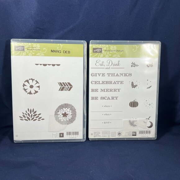 Stampin Up! Rubber Stamp Sets Lot Of 10 Sale-A-Bration Themes Crafting & Cardmak - Picture 10 of 13
